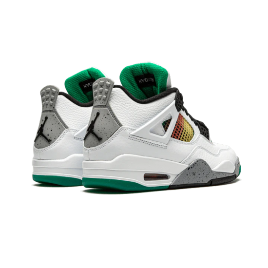 Air Jordan 4 Do The Right Thing AQ9129-100 Bílý/University Červené/Lucid Zelená/Černá