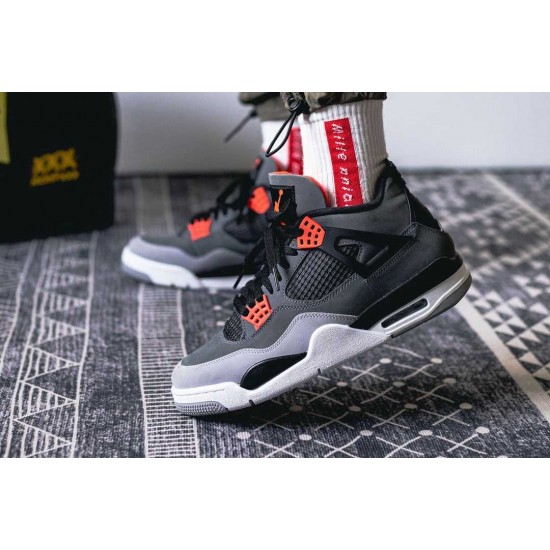 Air Jordan 4 Infrared (2022) DH6927-061 Dark Šedá/Infrared 23-Černá-Cement Šedá