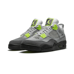 Air Jordan 4 Neon Volt CT5342-007 Cool Šedá/Volt-Wolf Šedá-Anthracite 