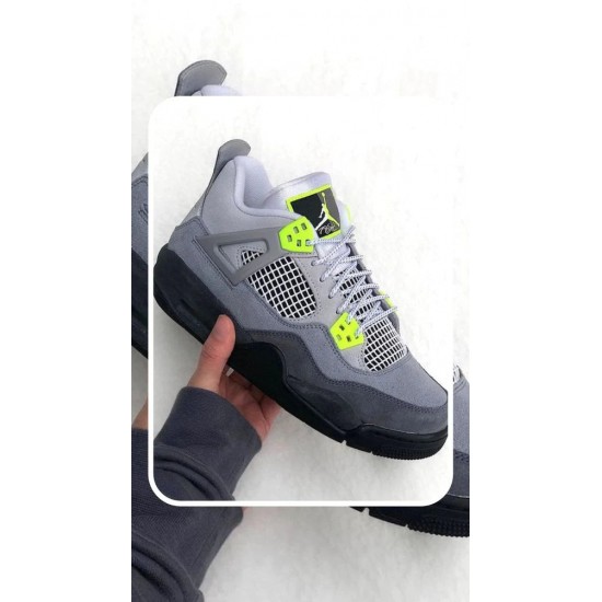 Air Jordan 4 Neon Volt CT5342-007 Cool Šedá/Volt-Wolf Šedá-Anthracite