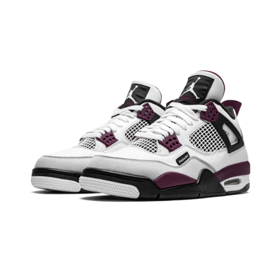 Air Jordan 4 Psg Neutral Šedá Bordeaux CZ5624-100 Bílý/Neutral Šedá/Černá/Bordeaux