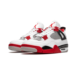 Air Jordan 4 Retro Fire Červené (2020) DC7770-160 Bílý/Černá-Tech Šedá-Fire Červené 