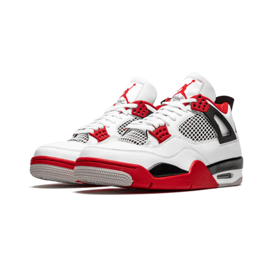 Air Jordan 4 Retro Fire Červené (2020) DC7770-160 Bílý/Černá-Tech Šedá-Fire Červené