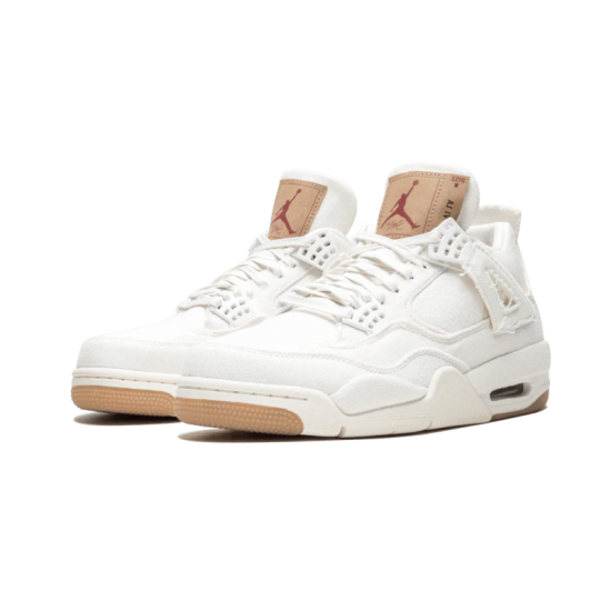 Air Jordan 4 Retro Levis Bílý AO2571-100 Bílý/Bílý-Bílý