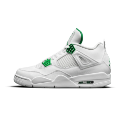 Air Jordan 4 Retro Metallic Zelená CT8527-113 Bílý/Metallic Stříbrný-Pine Zelená 