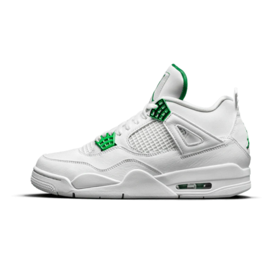 Air Jordan 4 Retro Metallic Zelená CT8527-113 Bílý/Metallic Stříbrný-Pine Zelená