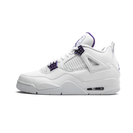 Air Jordan 4 Retro Metallic Nachový CT8527-115 Bílý/Metallicsilver-Courtpurple