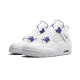 Air Jordan 4 Retro Metallic Nachový CT8527-115 Bílý/Metallicsilver-Courtpurple