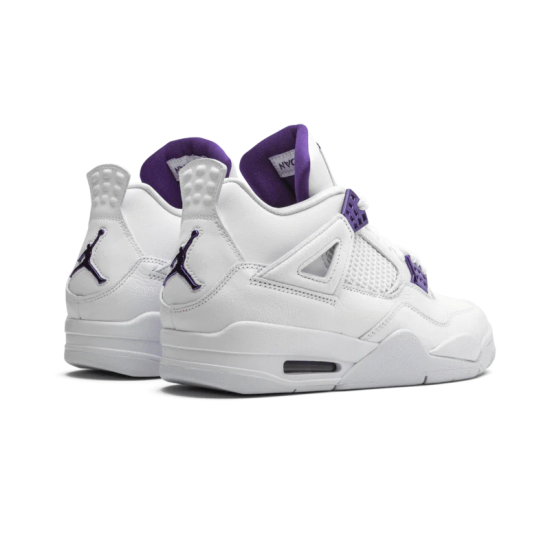 Air Jordan 4 Retro Metallic Nachový CT8527-115 Bílý/Metallicsilver-Courtpurple