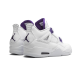 Air Jordan 4 Retro Metallic Nachový CT8527-115 Bílý/Metallicsilver-Courtpurple