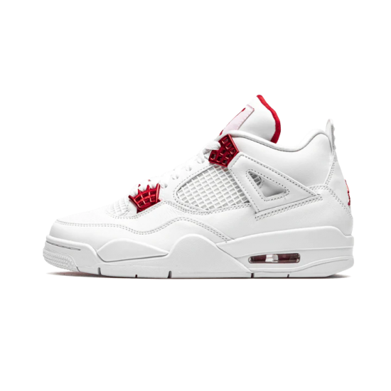 Air Jordan 4 Retro Metallic Červené CT8527-112 Bílý/Metallicsilver-Universityred