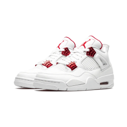 Air Jordan 4 Retro Metallic Červené CT8527-112 Bílý/Metallicsilver-Universityred