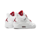 Air Jordan 4 Retro Metallic Červené CT8527-112 Bílý/Metallicsilver-Universityred