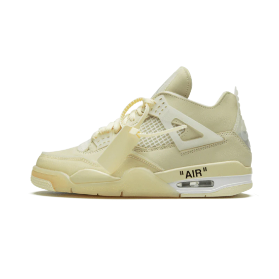 Air Jordan 4 Retro Off-Bílý Sail CV9388-100 Sail/Muslin-Bílý-Černá