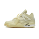 Air Jordan 4 Retro Off-Bílý Sail CV9388-100 Sail/Muslin-Bílý-Černá