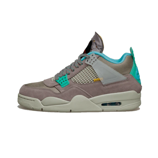 Air Jordan 4 Retro Union Taupe Haze DJ5718-242 Taupehaze/Modrýfury/hnědožlutý/Romagreen