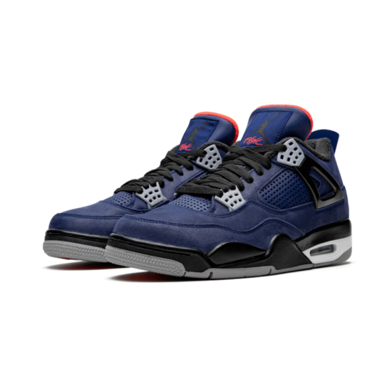 Air Jordan 4 Retro Winter Loyal Modrý AO2571-001 Černá/Černá-Černá