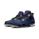 Air Jordan 4 Retro Winter Loyal Modrý AO2571-001 Černá/Černá-Černá