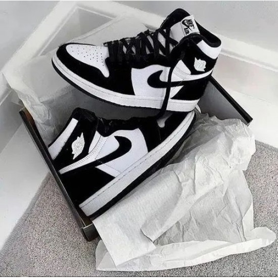 Air Jordan 1 Retro High Og Panda Twist 555088-108 Bílý/Černá/Šedáfog/Bleachedcoral