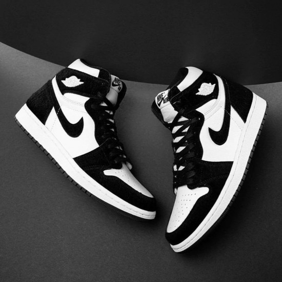 Air Jordan 1 Retro High Og Panda Twist 555088-108 Bílý/Černá/Šedáfog/Bleachedcoral