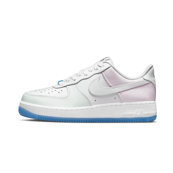 Nike Air Force 1 Low07 Lx Uv Reactive Multi DA8301-100 Bílý/Universityblue/Černá/Bílý