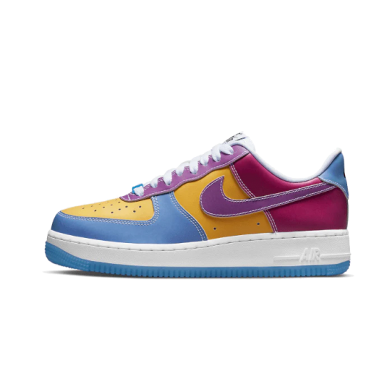 Nike Air Force 1 Low07 Lx Uv Reactive Multi DA8301-100 Bílý/Universityblue/Černá/Bílý