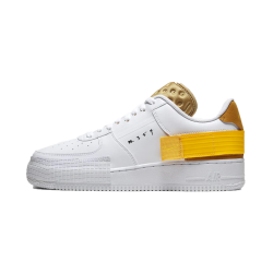 Nike Air Force 1 Low Drop Type Bílý Zlato Žlutý AT7859-100 Bílý/Zlatosuede/Clubgold/Universitygold