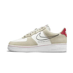 Nike Air Force 1 Low First Use Light Sail Červené DB3597-100 Light Stone/Černá/Sail/University Červené 