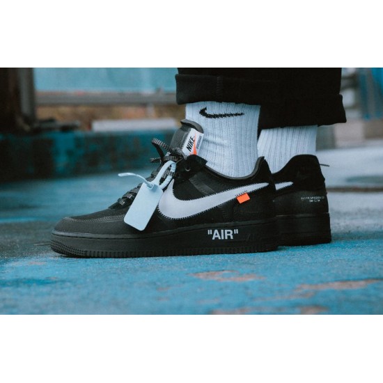 Nike Air Force 1 Low Off-Bílý Černá AO4606-001 Černá/Bílý-Cone-Černá