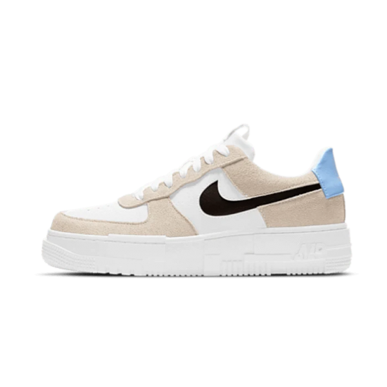 Nike Air Force 1 Low Pixel Desert Sand DH3861-001 Desert Sand/Dark Cinder- Bílý