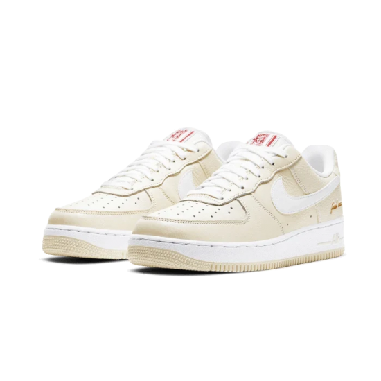 Nike Air Force 1 Low Popcorn CW2919-100 Coconut Milk/Bílý-University Červené