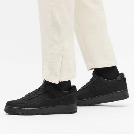 Nike Air Force 1 Low Stussy Černá CZ9084-001 Černá/Černá