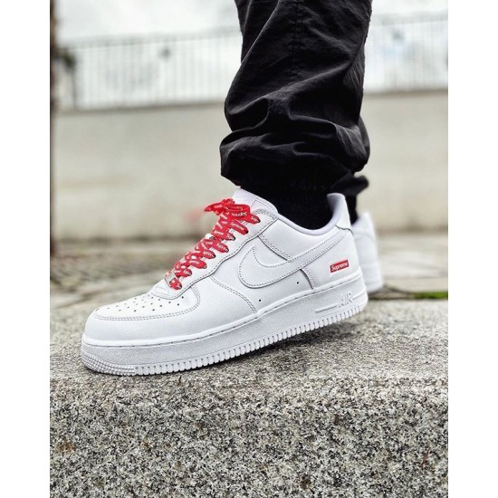 Nike Air Force 1 Low Bílý Supreme CU9225-100 Bílý/Bílý