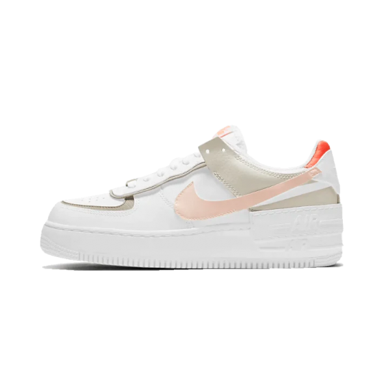 Nike Air Force 1 Shadow Crimson Tint Bright Mango DH3896-100 Bílý/Crimsontint