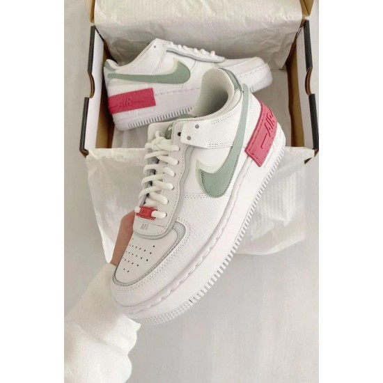 Nike Air Force 1 Shadow Jade Smoke CI0919-112 Bílý/Jade Smoke-Seafoam-Archeo Růžový