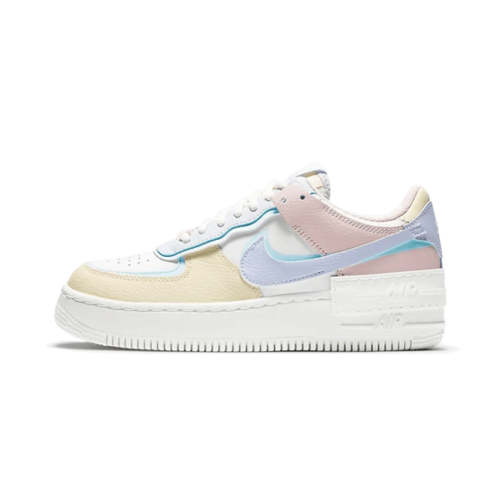 Nike Air Force 1 Shadow Pastel CI0919-106 Summit Bílý/Ghost-Glacier Modrý-Fossil