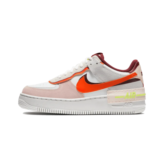 Nike Air Force 1 Shadow Team Červené Volt CU8591-600 Teamred/Oranžovýý/Volt