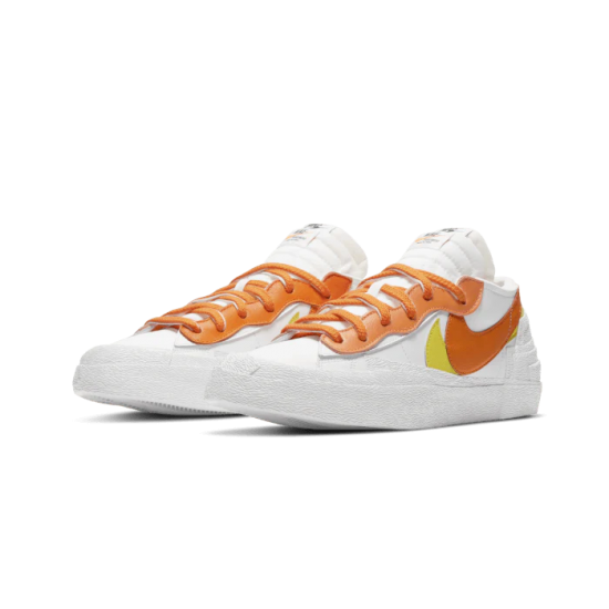 Nike Blazer Low Sacai Bílý Magma Oranžovýý DD1877-100 Bílý/Magmaorange-Bílý