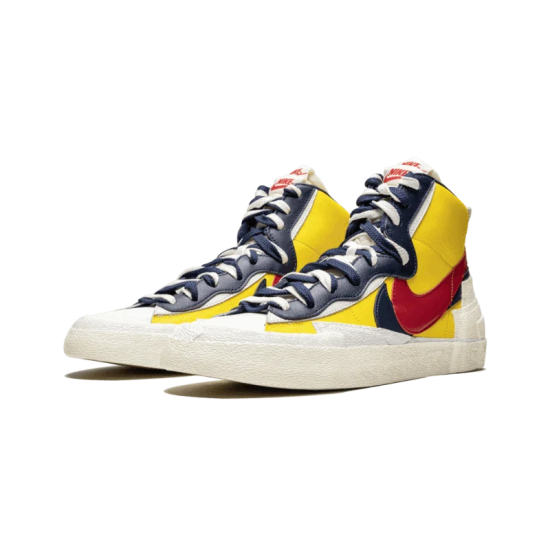 Nike Blazer Mid Sacai Snow Beach BV0072-700 Bílý/Obsidian-University Červené-Varsity Maize