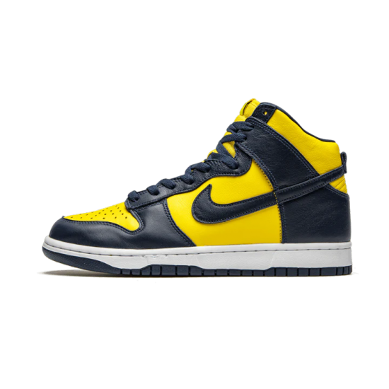 Nike Dunk High Maize &#038; Modrý (Michigan) CZ8149-700 Varsity Maize/Midnight Navy-Midnight Navy