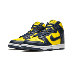 Nike Dunk High Maize &#038; Modrý (Michigan) CZ8149-700 Varsity Maize/Midnight Navy-Midnight Navy 