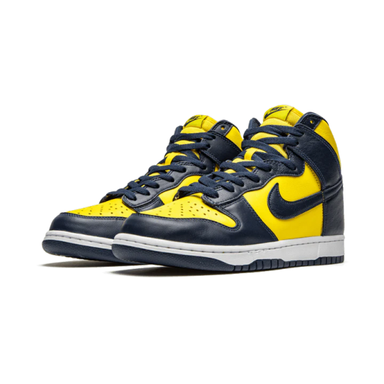 Nike Dunk High Maize &#038; Modrý (Michigan) CZ8149-700 Varsity Maize/Midnight Navy-Midnight Navy