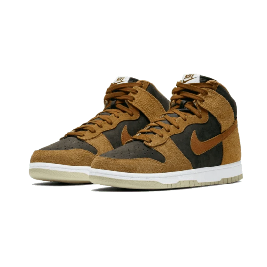 Nike Dunk High Prm Dark Russet DD1401-200 Velvet Hnědý/Dark Russet-Curry-Sail