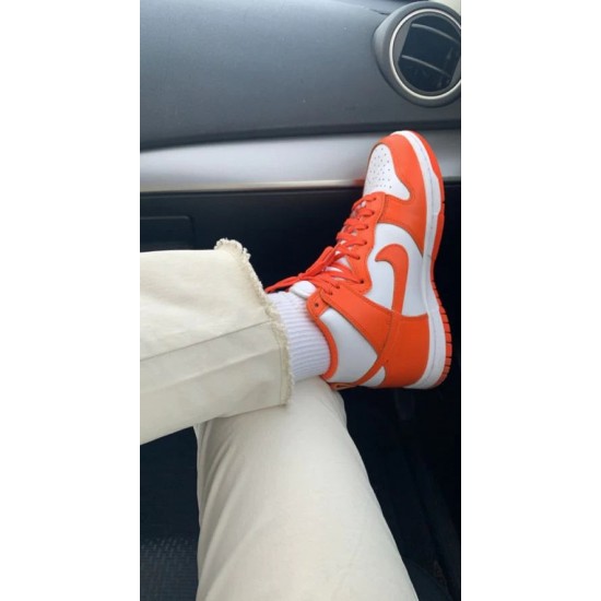 Nike Dunk High Syracuse (2021) DD1399-101 Bílý/Oranžovýý Blaze