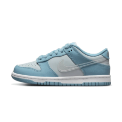 Nike Dunk Low Clear Swoosh DH9765-401 Aura/Worn Modrý/Bílý/Clear