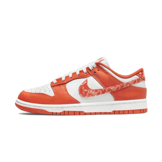 Nike Dunk Low Essential Paisley Pack Oranžovýý DH4401-103 Bílý/Oranžovýý-Bílý