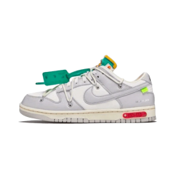 Nike Dunk Low Off-Bílý Lot 25 DM1602-121 Bílý/Neutralgray-Teamred-Lightgray