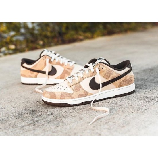 Nike Dunk Low Retro Prm Animal Pack Giraffe DH7913-200 Beach/Baroque Hnědý-Canvas-Sail