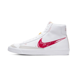 Nike Blazer Mid Sketch Červené Swoosh CW7580-100 Bílý/Červené 