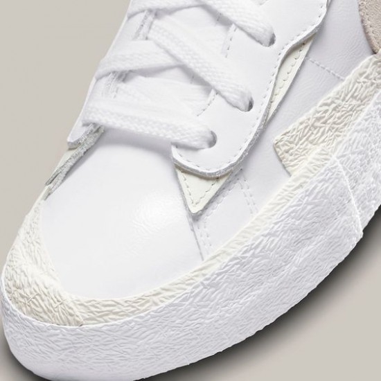 Nike Blazer Low Sacai Bílý Patent